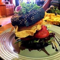 Omg! What a burger ! at Doko Demo V in West Burleigh