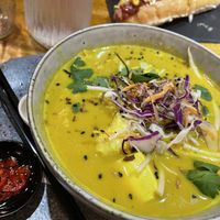 Laksa  at Doko Demo V in West Burleigh