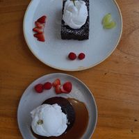 Brownie & Stick Date Pudding (heaven!!)  at Doko Demo V in West Burleigh