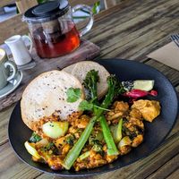 Thai tofu scramble at Doko Demo V in West Burleigh