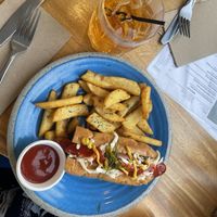 Kids menu - hotdog   at Doko Demo V in West Burleigh