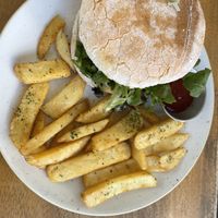 Mushroom burger  at Doko Demo V in West Burleigh