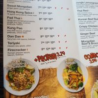 So many choices. I'm not used to so many choices so it took me a long time to choose.  at Wok Box in Kamloops