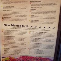 Menu 2 at El Pinto in Albuquerque