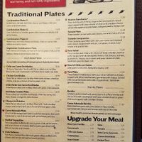 Menu 3 at El Pinto in Albuquerque