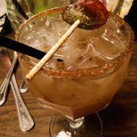 Tamarind margarita  at El Pinto in Albuquerque