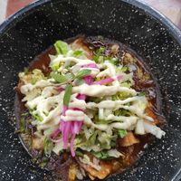 Flautas ahogadas at Enamora in Bacalar