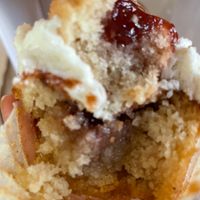 Strawberry churro cupcake from heaven ! at Cake Girl in Los Angeles