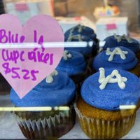 LA Dodgers cupcakes   at Cake Girl in Los Angeles