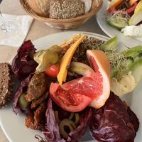 Vegan breakfast plate.   at Cafe Anna Blume in Berlin