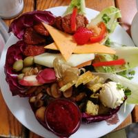 Vegan breakfast at Cafe Anna Blume in Berlin