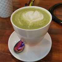 Matcha latte at La Tienda de Los Unicornios in Granada