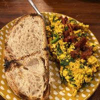 Tofu Scramble, delicious   at La Tienda de Los Unicornios in Granada