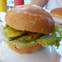 vegetables' burger at Terminal 3 in Castelldefels
