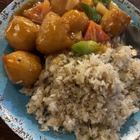 Sweet and sour pork  at Vegie Mum in Fitzroy