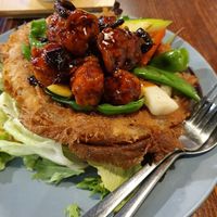 Secret taro dish. My fav. Not on the menu. Ask the staff at Vegie Mum in Fitzroy