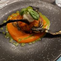 Parmigiana di melanzane vegana at Ristorante Lo Stornello in Stresa