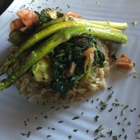 Grilled/stuffed avocado  at Mosaic Tapas in Ocean Springs