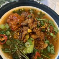 Pulled vegan “chicken” ramen - amazing!!!!! ⭐️  at Wagamama in Brighton