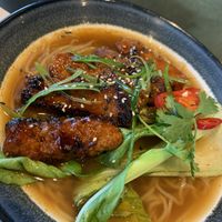 Spicy short “rib” ramen- can’t wait to have it again!!!! ⭐️  at Wagamama in Brighton