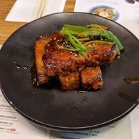 Sticky vegan ribs at Wagamama in Brighton