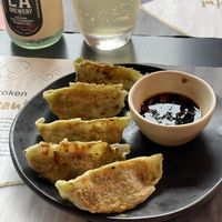 Gyozas  at Wagamama in Brighton