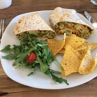 Curry Wraps at NoMooMoo in St Albans