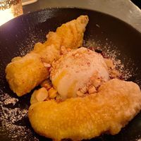 Fried banana at Fat Choi in Toronto
