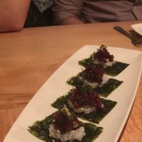 Beet maki at Fat Choi in Toronto
