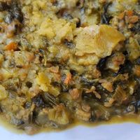 So-called vegan lasagna at Teamo Winebar Venice at Teamo in Venice