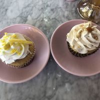 Cupcakes pie de limon & lucuma manjar   at Veg & Bake in Santiago