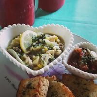 Ceviche de champiñones at Veg & Bake in Santiago