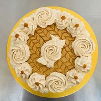 Lucuma manjar nuez at Veg & Bake in Santiago