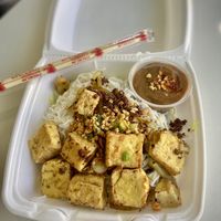 Lemongrass tofu vermicelli saladd  at Sprout of Rice & Noodles in Lancaster