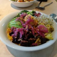 Vegan hummus + avocado bowl at SLA - Amstelveenseweg in Amsterdam