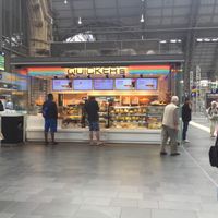 Inside hpf near platforms 13-15 at Quicker's in Frankfurt