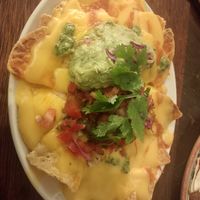 Vegan nachos with cheese and guacamole at The Fat Cactus - Gardens in Cape Town
