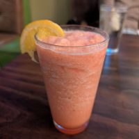 Mocktail (strawberry daiquiri) at The Fat Cactus - Gardens in Cape Town