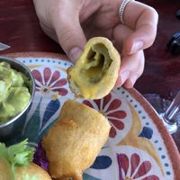 Vegan chili cheese poppers at The Fat Cactus - Gardens in Cape Town
