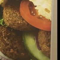 Homemade fresh Falafel at Bon Appetit in Copenhagen