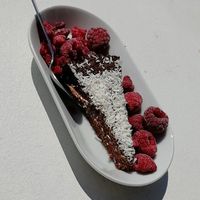 Chokladkaka :) at Galleri Stenhallen Café in Borgholm