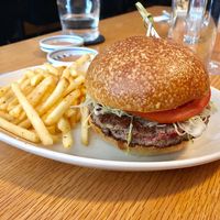 Vegan burguer at Momofuku Nishi in New York City