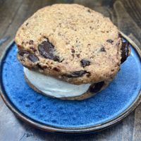 Vegan ice cream cookie  at Palm House in San Francisco