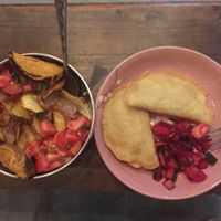 empanaditas y antonjos de una noche at Capra in San Jose