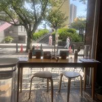 This is the Aspect from the café.  at Marugoto Vegan Dining Asakusa in Tokyo