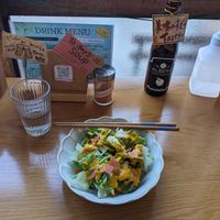 Salad at Marugoto Vegan Dining Asakusa in Tokyo