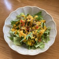 Salad  at Marugoto Vegan Dining Asakusa in Tokyo