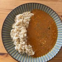 Curry and rice   at Marugoto Vegan Dining Asakusa in Tokyo