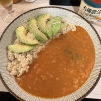 Avocado curry   at Marugoto Vegan Dining Asakusa in Tokyo