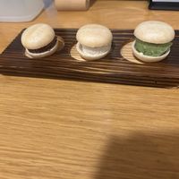 monaka ice cream  at Marugoto Vegan Dining Asakusa in Tokyo